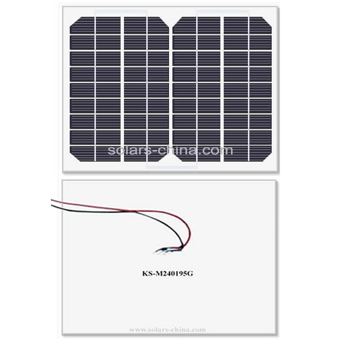 5W Photovoltaik glas solarpanel