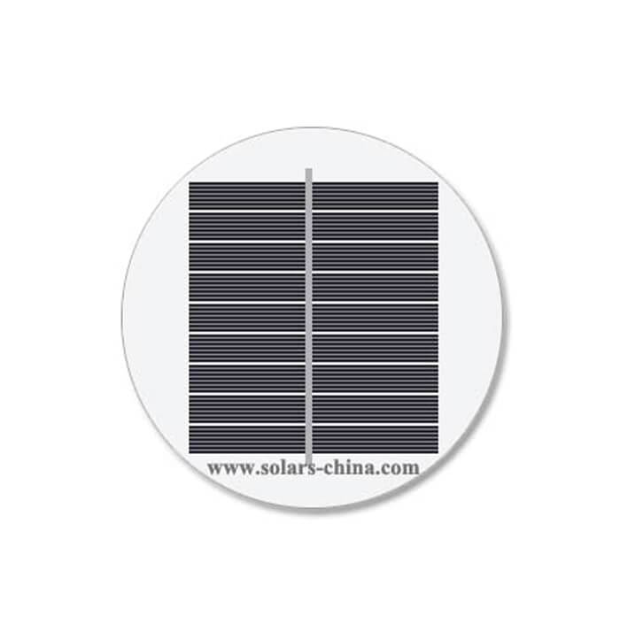 0.6W Runde Photovoltaik Solarpanel