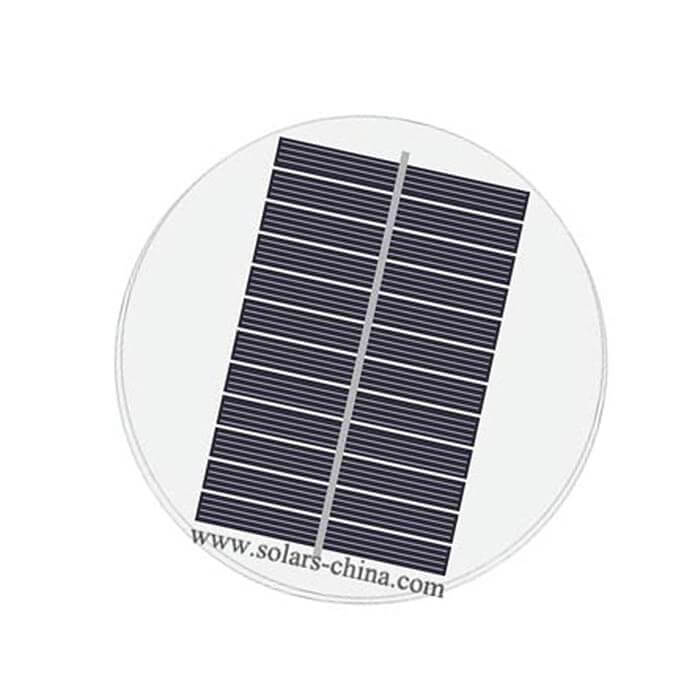 2W Runde Photovoltaik Solarpanel