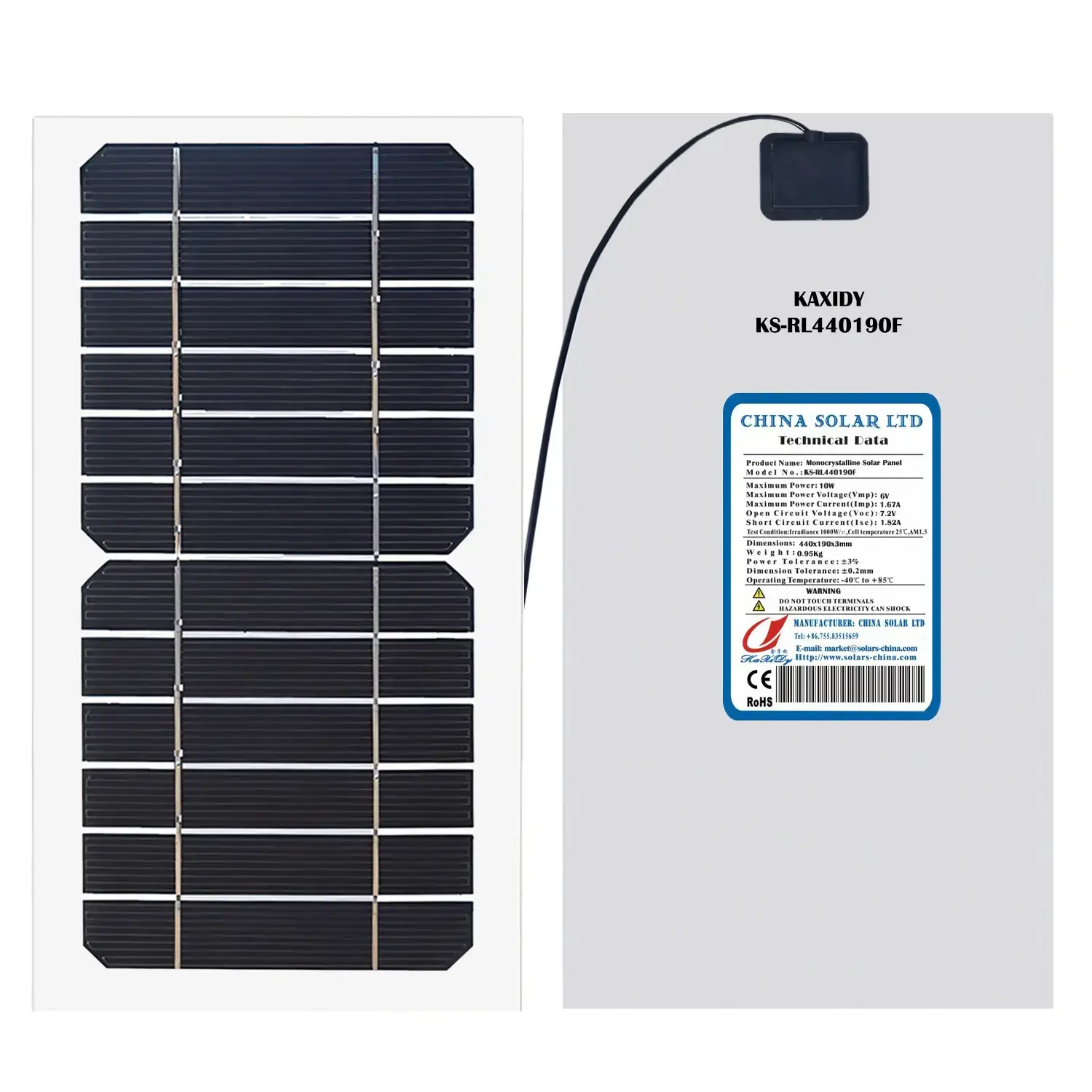 flexible solarmodule 10W 6V