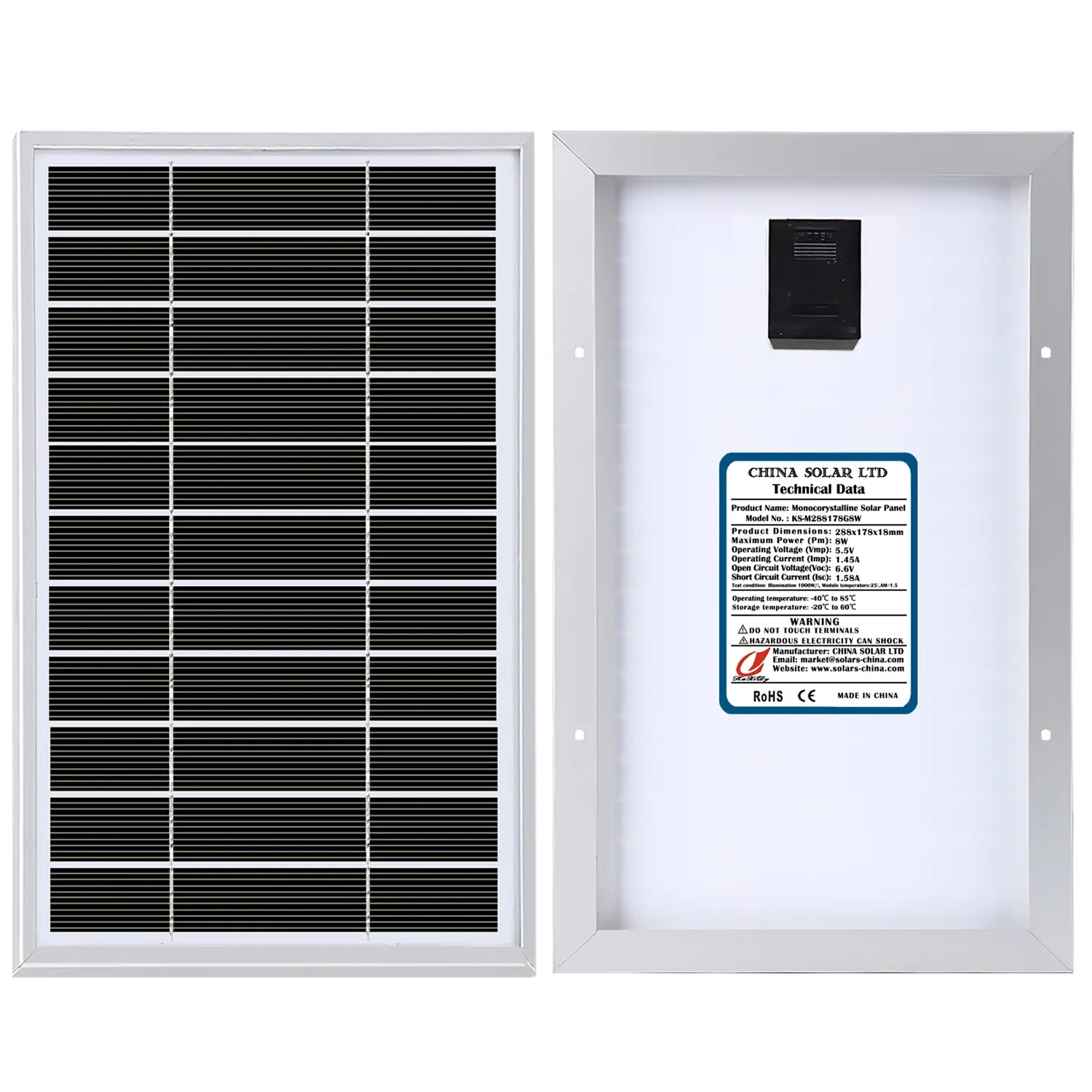 PV solarmodule 8W