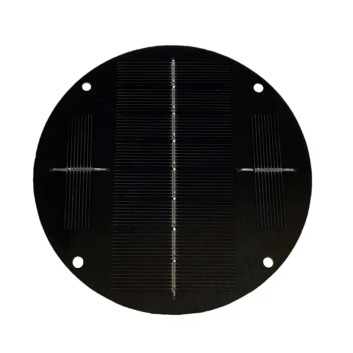 Runde Solarpanel