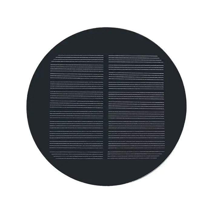 Runde Solarpanel