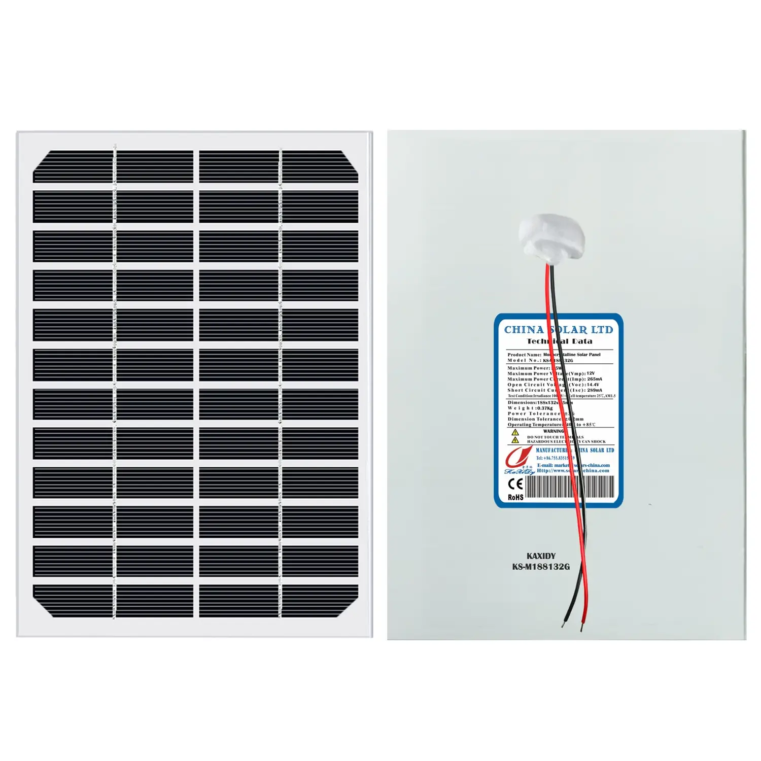 Monokristalline Solarpanel