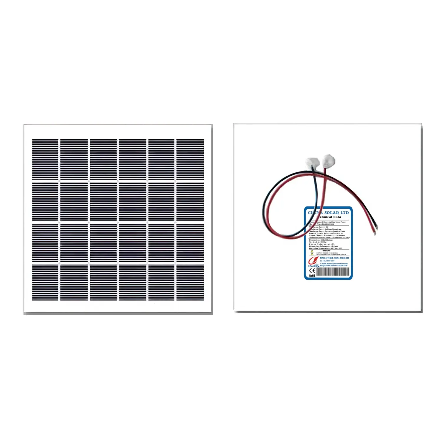 Monokristalline Solarmodule 5W 6V