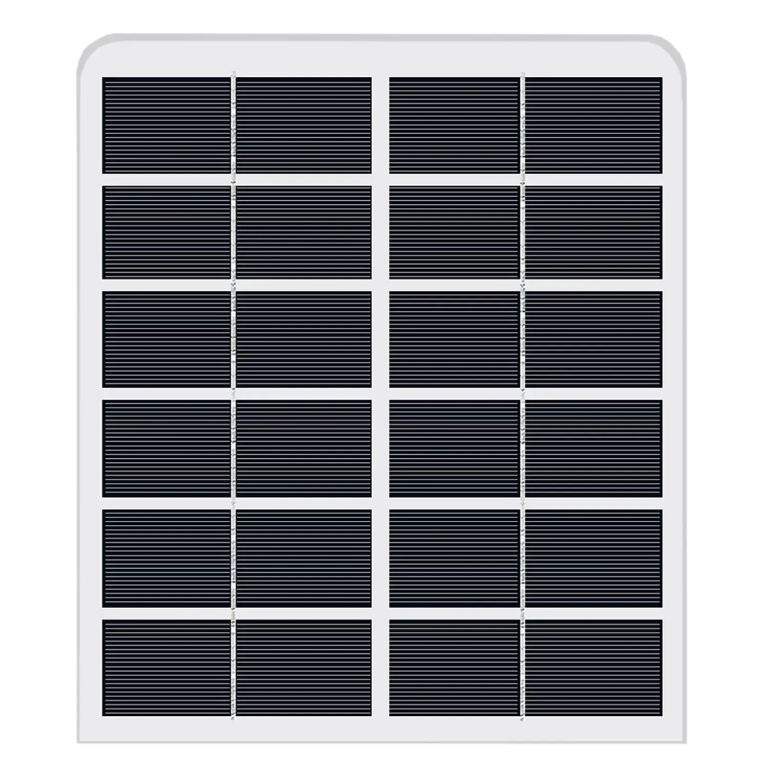 Glas Solarpanel 5W