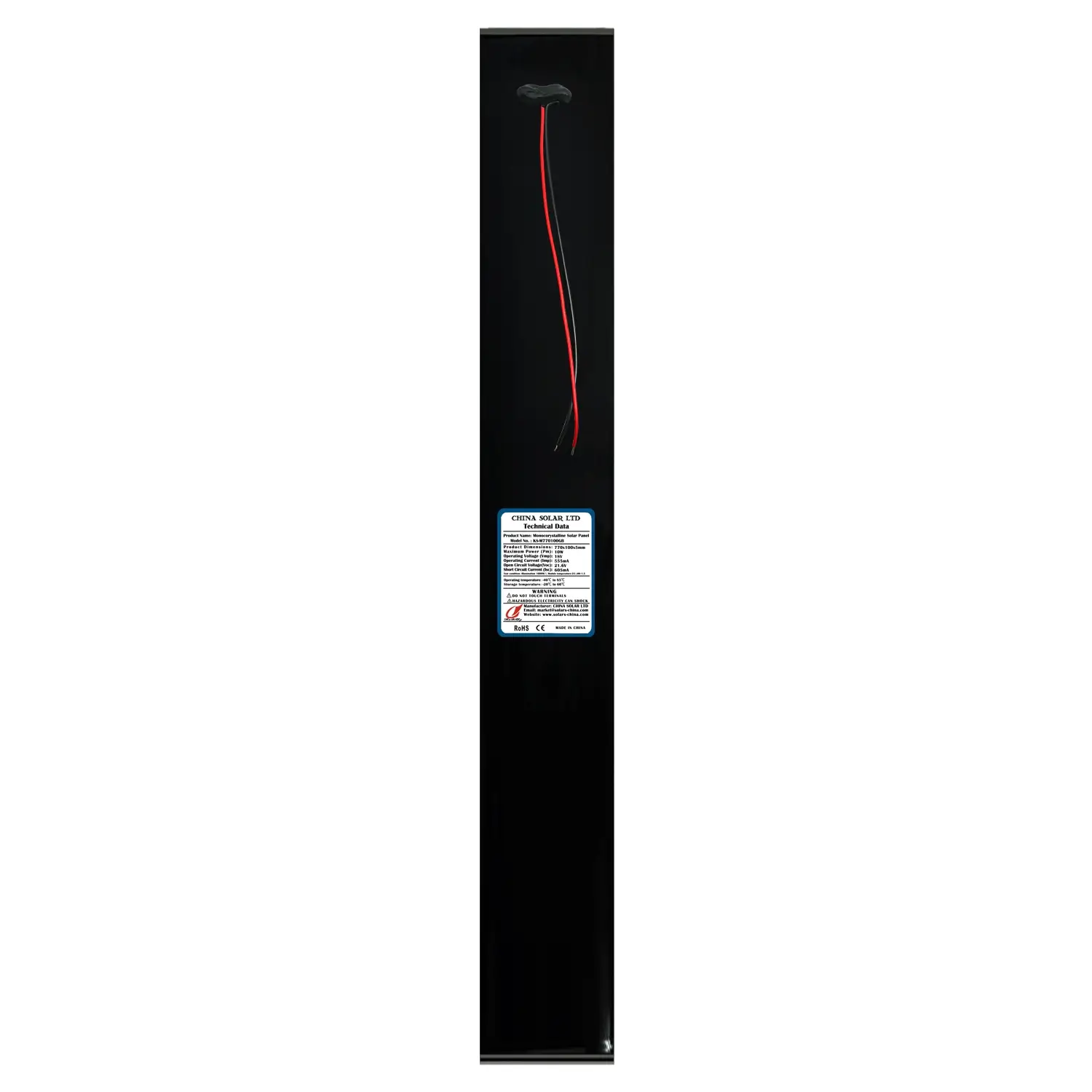Schwarz Solarmodule 10W 18V