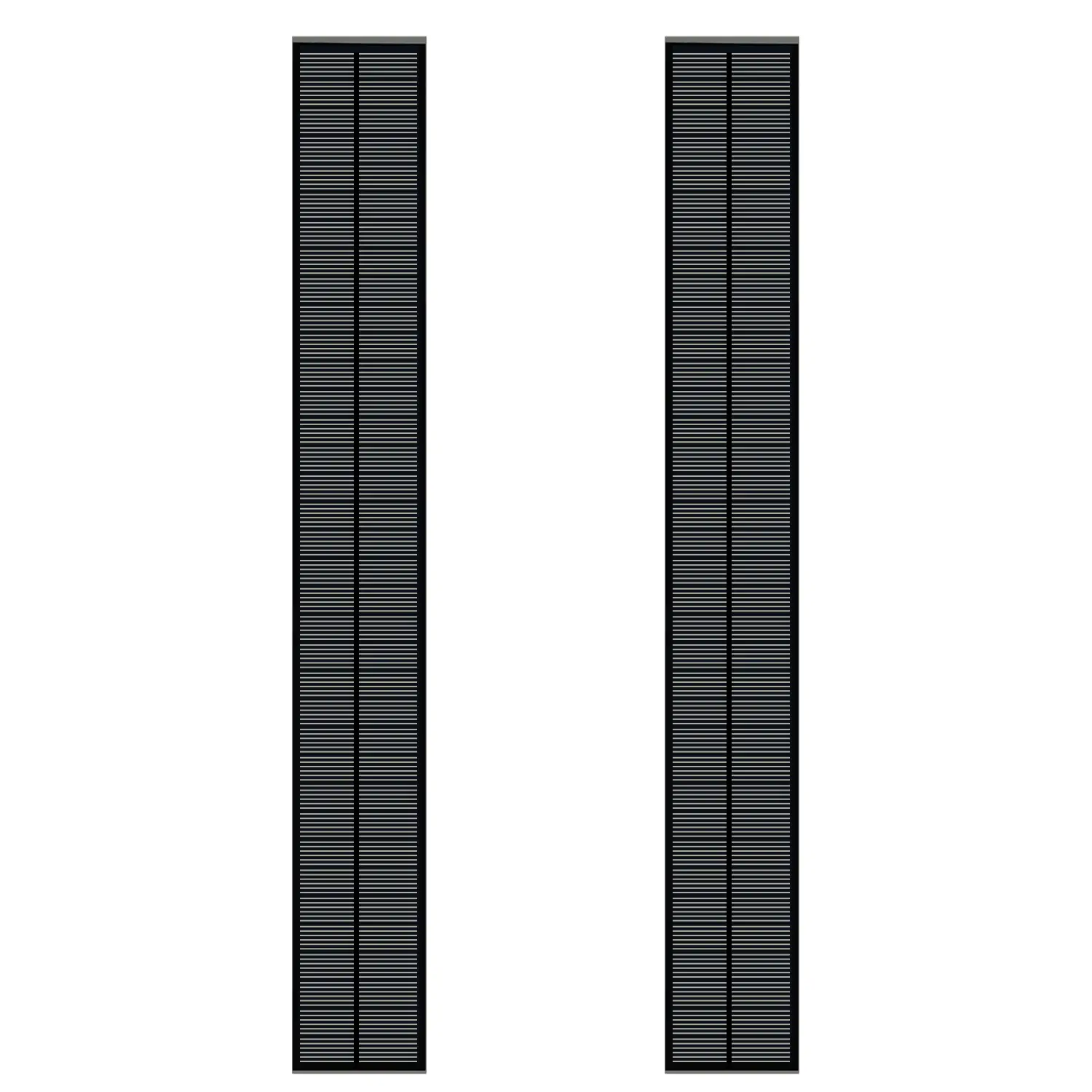 Schwarz Solarpanel 10W