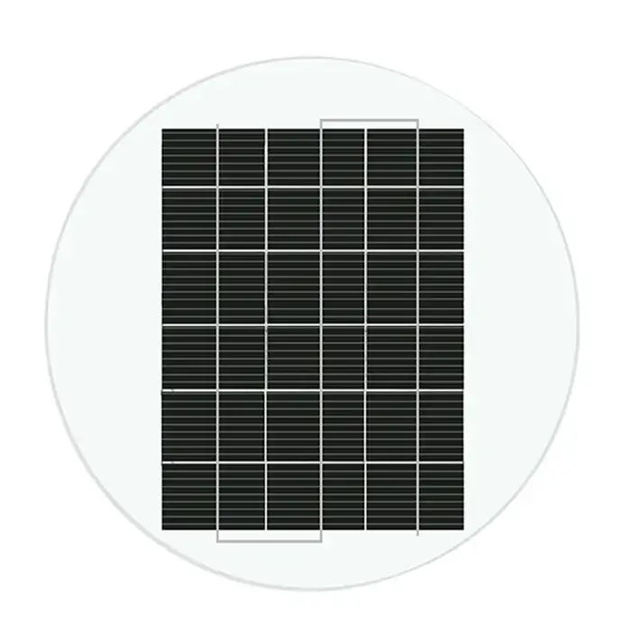 Runde Solarpaneele 5W
