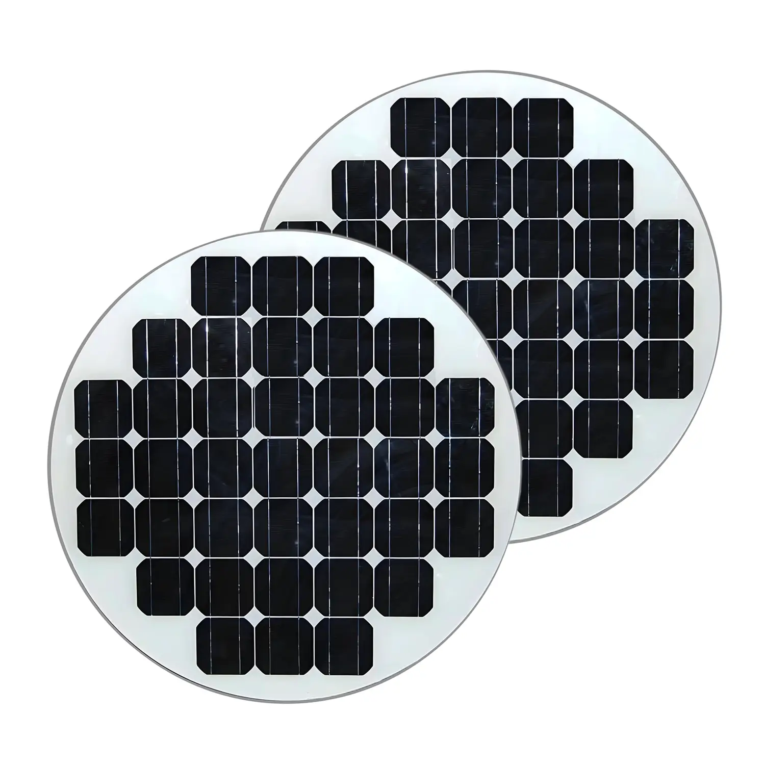 Kreisförmig Solarmodule